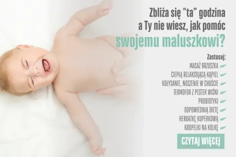 Płacz niemowlęcia, gdy zbliża się "ta" godzina. Zastosuj kołysanie, noszenie w chuście i inne metody na ulgę.